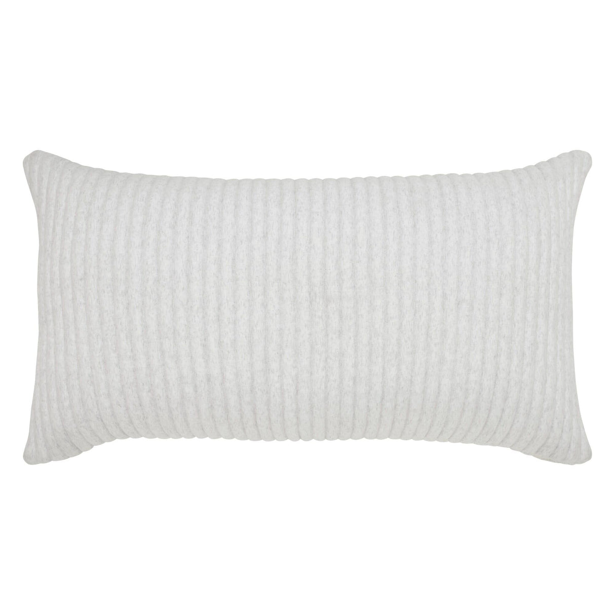 Orchids Lux Charlton Channel Quilting Off White Melange 20 X 36 Quilt Sham