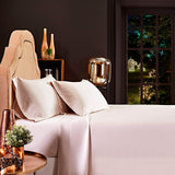 Orchids Lux Merida Solid Color Beige 78 X 80 Sheet Set