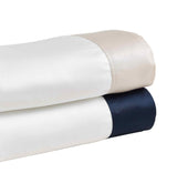 Orchids Lux Porto Solid Color White/ Beige 60 X 80 Sheet Set