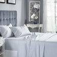 Orchids Lux Venice Solid Color & Pleated Cloud 60 X 80 Sheet Set