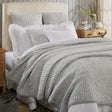 Orchids Lux Bella Channel Quilting Snow 110 X 96 Quilt