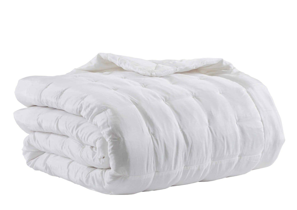 Orchids Lux Madison Stitch Pearl 94 X 96 Quilt