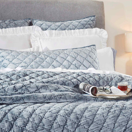 Orchids Lux Clermont Geomatric Nocturne 110 X 96 Quilt