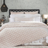Orchids Lux Clermont Geomatric White 94 X 96 Quilt