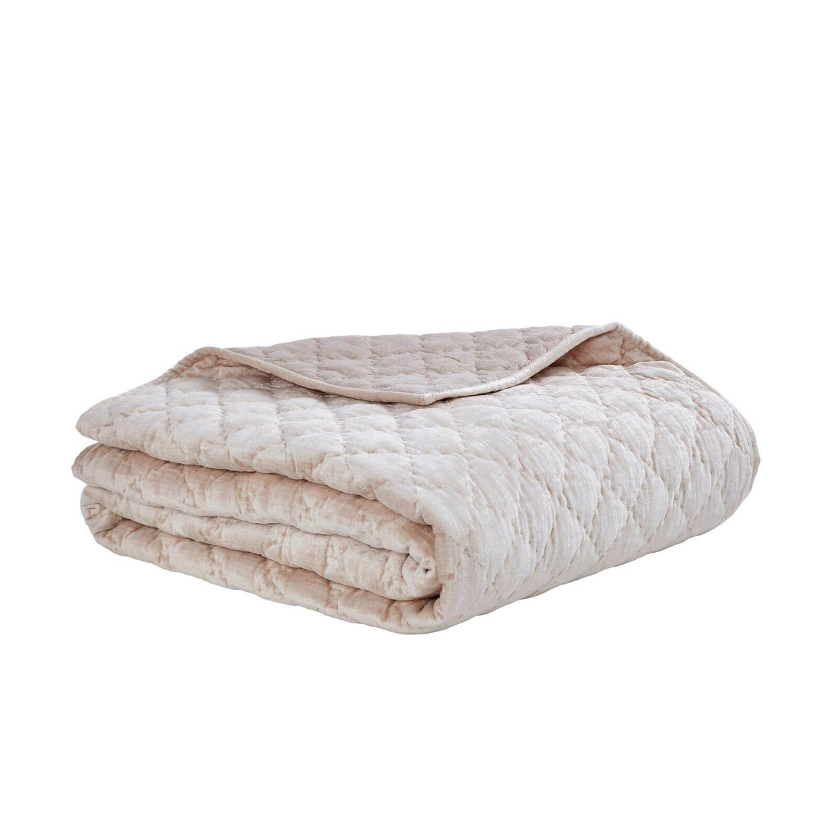 Orchids Lux Clermont Geomatric White 94 X 96 Quilt