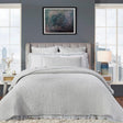 Orchids Lux Walton Channel Ice Mint 118 X 98 Quilt