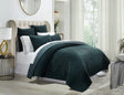Orchids Lux Walton Channel Forest Green 94 X 96 Quilt