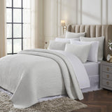 Orchids Lux Charlton Channel Quilting Off White Melange 94 X 96 Quilt