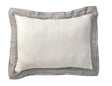 Orchids Lux Parker Solid Color & Embroidery Fog 20 X 26 Duvet Cover Sham