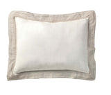 Orchids Lux Parker Solid Color & Embroidery Dune 20 X 26 Duvet Cover Sham