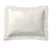Orchids Lux Parker Solid Color & Embroidery White 20 X 26 Duvet Cover Sham