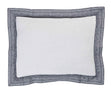 Orchids Lux Parker Solid Color & Embroidery Navy 20 X 26 Duvet Cover Sham