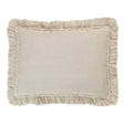 Orchids Lux Ruffle Solid Color & Ruffle Beige 20 X 26 Duvet Cover Sham