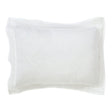 Orchids Lux Sienna Solid Color & Lace White 20 X 26 Duvet Cover Sham