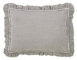 Orchids Lux Ruffle Solid Color & Ruffle Grey 20 X 26 Duvet Cover Sham