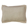 Orchids Lux Sienna Solid Color & Lace Beige 20 X 26 Duvet Cover Sham