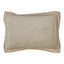 Orchids Lux Sienna Solid Color & Lace Beige 20 X 26 Duvet Cover Sham