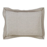 Orchids Lux Sienna Solid Color & Lace Grey 20 X 26 Duvet Cover Sham