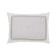 Orchids Lux Westport Solid Color & Embroidery Beige 20 X 26 Duvet Cover Sham