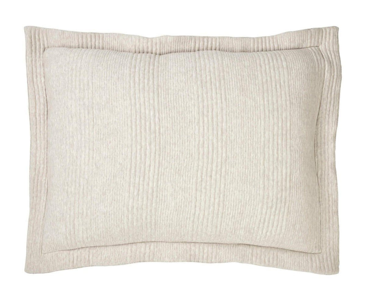 Orchids Lux Savoy Stripes Oatmeal Melange 20 X 26 Duvet Cover Sham