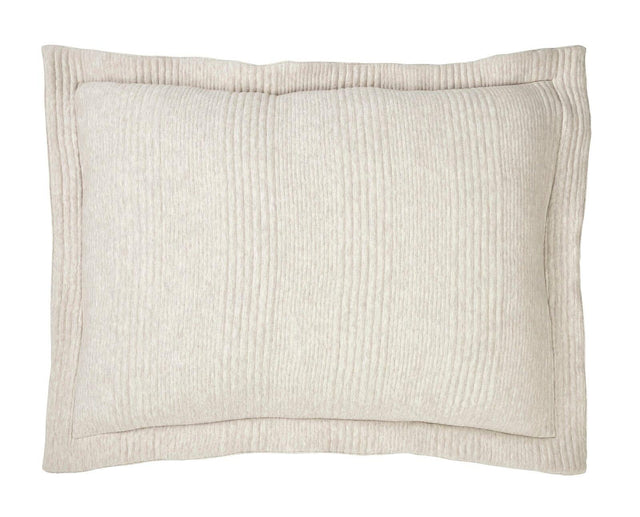 Orchids Lux Savoy Stripes Oatmeal Melange 20 X 26 Duvet Cover Sham