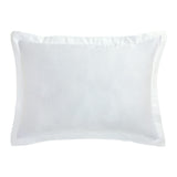 Orchids Lux Merida Solid Color White 20 X 26 Duvet Cover Sham