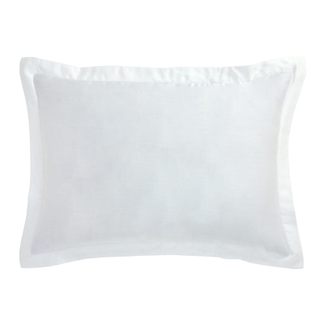 Orchids Lux Merida Solid Color White 20 X 26 Duvet Cover Sham