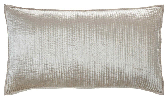 Orchids Lux Spencer Channel Champagne 20 X 26 Coverlet Sham