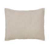 Orchids Lux Laela Stripes Taupe 20 X 26 Coverlet Sham