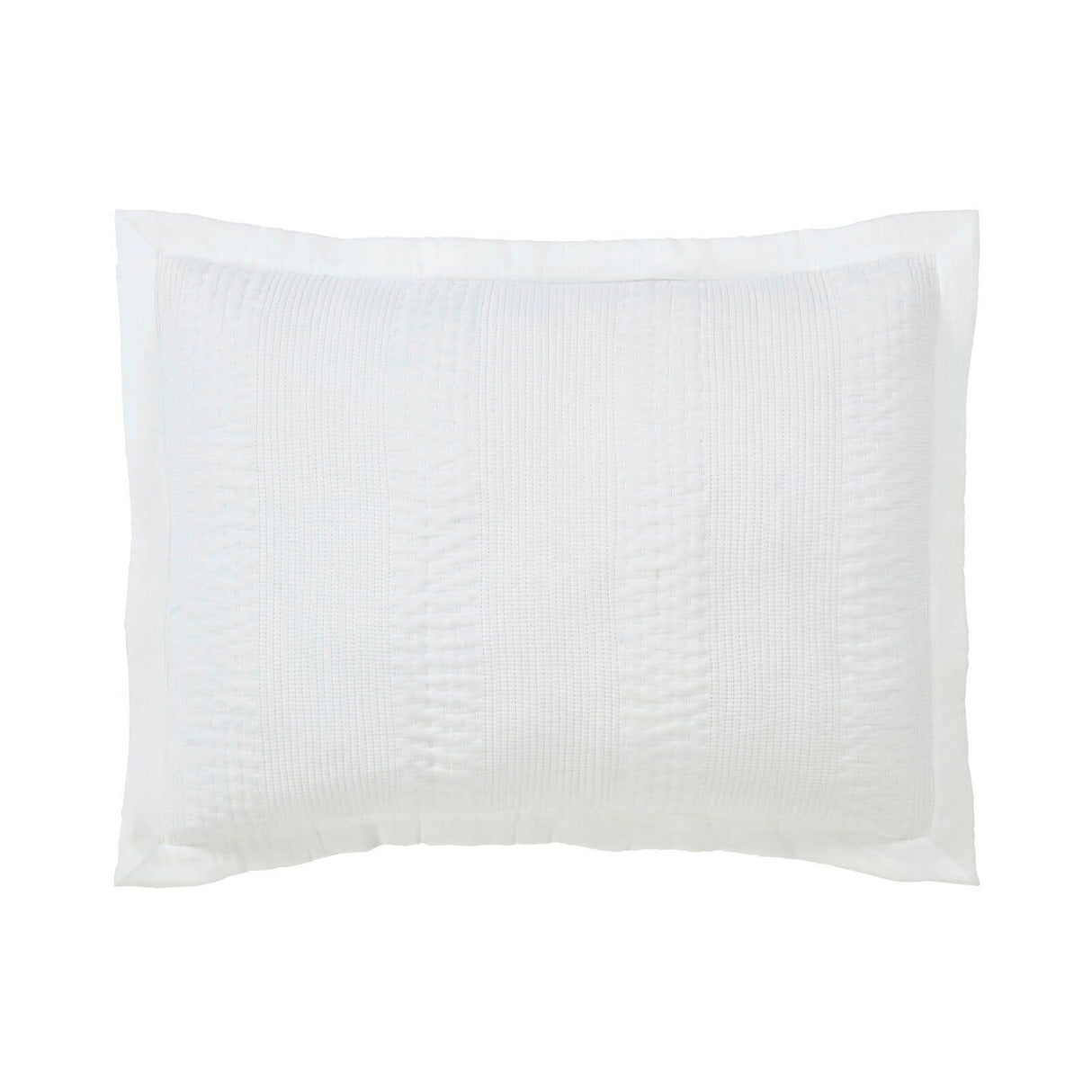 Orchids Lux Laysan Channel White 20 X 26 Coverlet Sham