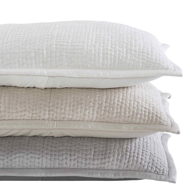 Orchids Lux Lucy Stitching Pearl 20 X 26 Coverlet Sham