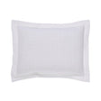 Orchids Lux Frontier Geomatric White 20 X 26 Matelasse Coverlet Sham