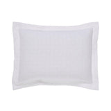 Orchids Lux Frontier Geomatric White 20 X 26 Matelasse Coverlet Sham