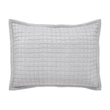 Orchids Lux Malibu Geomatric Platinum 20 X 26 Coverlet Sham