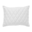 Orchids Lux Avalon Geomatric White 20 X 26 Coverlet Sham