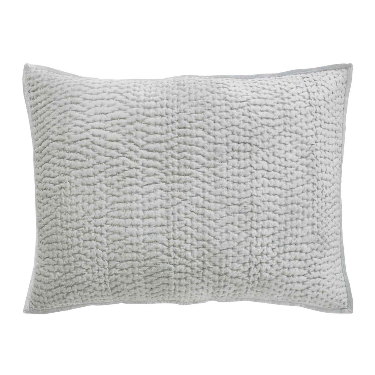 Orchids Lux Laguna Channel Ice Mint 20 X 26 Coverlet Sham