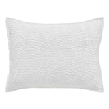 Orchids Lux Laguna Channel White 20 X 26 Coverlet Sham