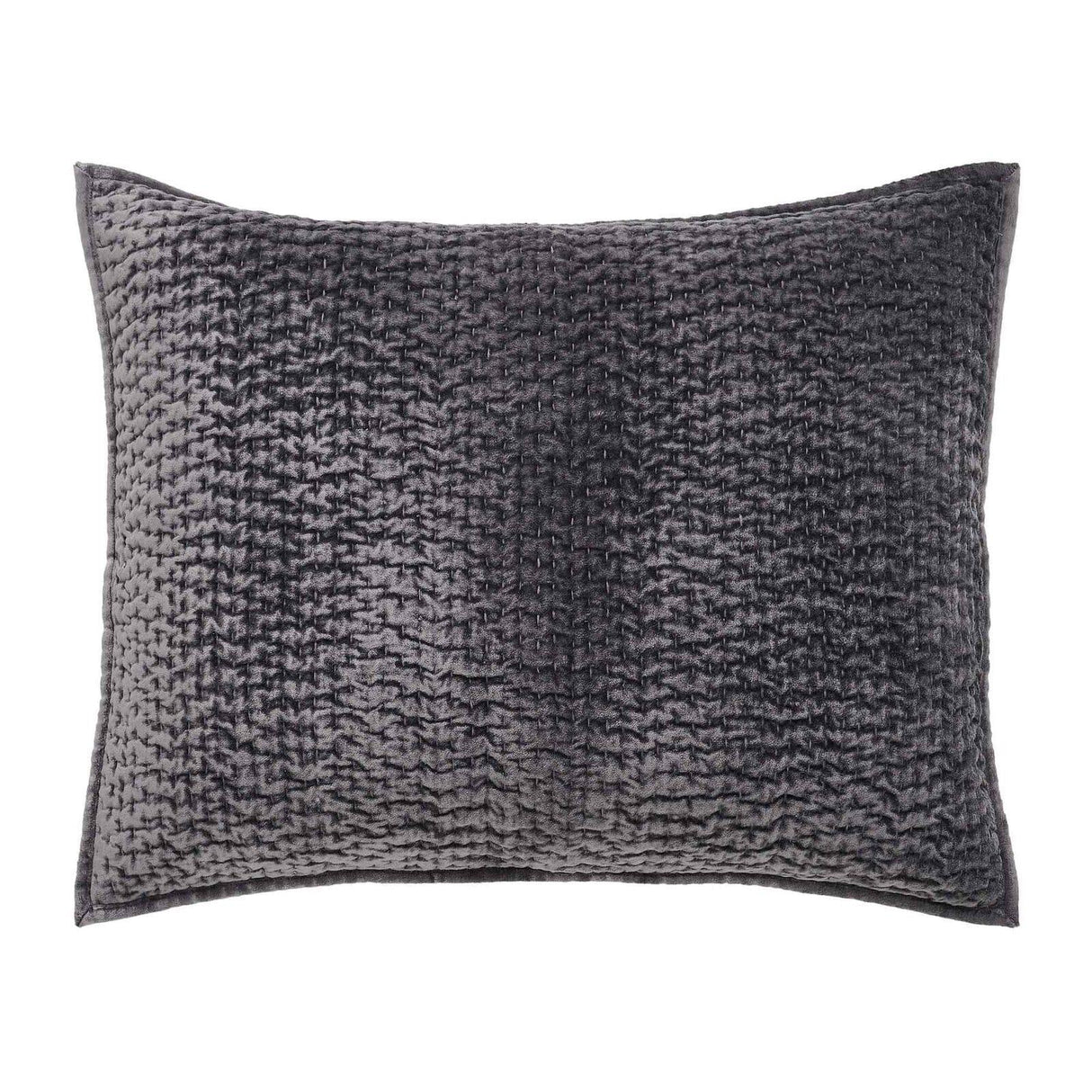 Orchids Lux Laguna Channel Steel 20 X 26 Coverlet Sham