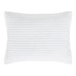 Orchids Lux Milton Geomatric White 20 X 26 Coverlet Sham