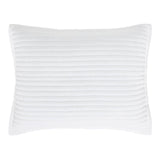 Orchids Lux Milton Geomatric White 20 X 26 Coverlet Sham