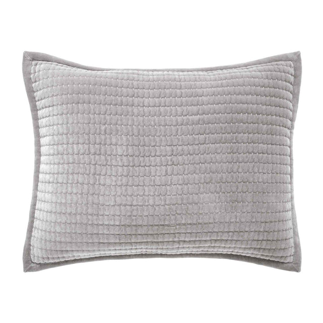 Orchids Lux Milton Geomatric Slate 20 X 26 Coverlet Sham