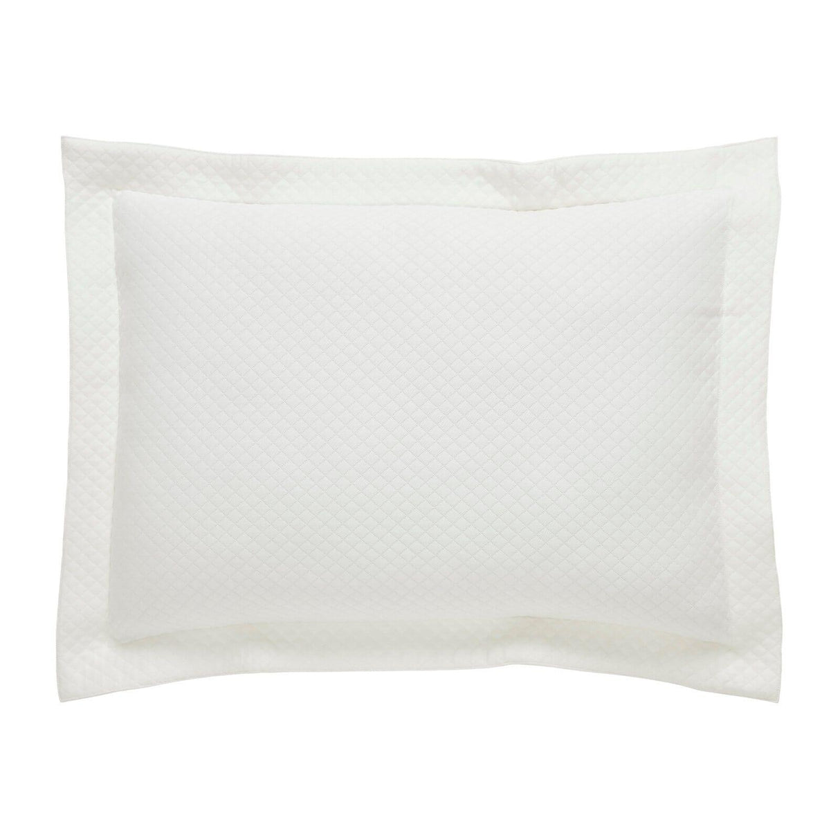 Orchids Lux Hamilton Geomatric Off-White 20 X 26 Matelasse Coverlet Sham