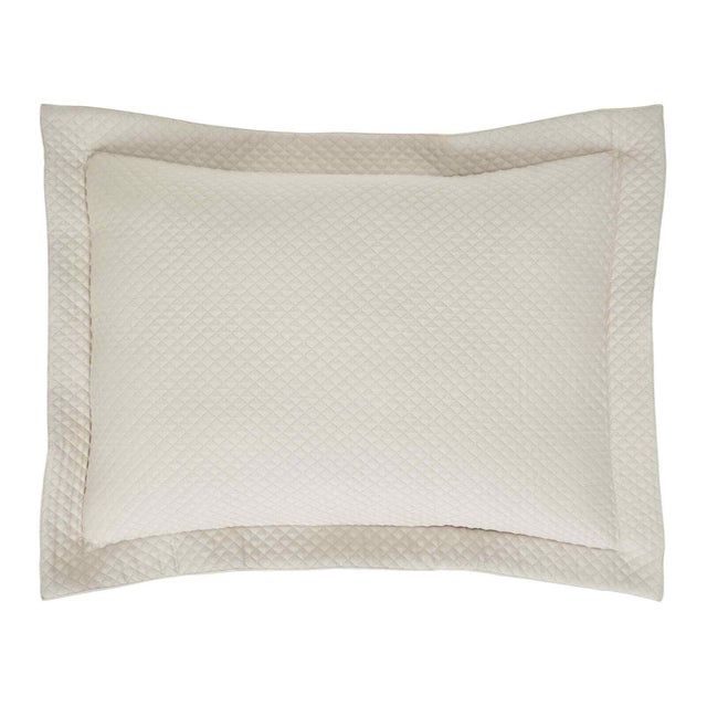 Orchids Lux Hamilton Geomatric Champagne 20 X 26 Matelasse Coverlet Sham
