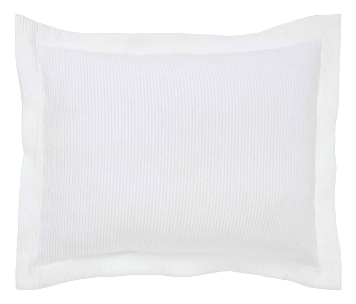 Orchids Lux Soho Stripes White 20 X 26 Matelasse Coverlet Sham