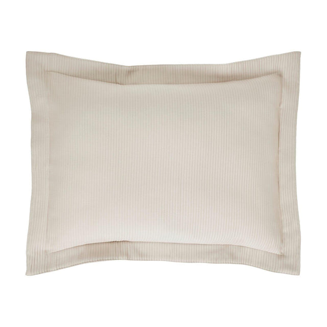 Orchids Lux Soho Stripes Champagne 20 X 26 Matelasse Coverlet Sham