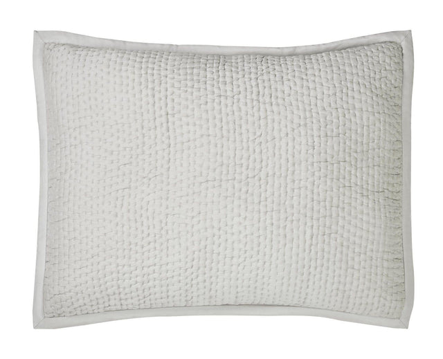 Orchids Lux Lucy Stitching Mist 20 X 26 Coverlet Sham