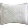 Orchids Lux Chloe Geomatric Beige 20 X 26 Coverlet Sham