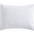 Orchids Lux Chloe Geomatric White 20 X 26 Coverlet Sham