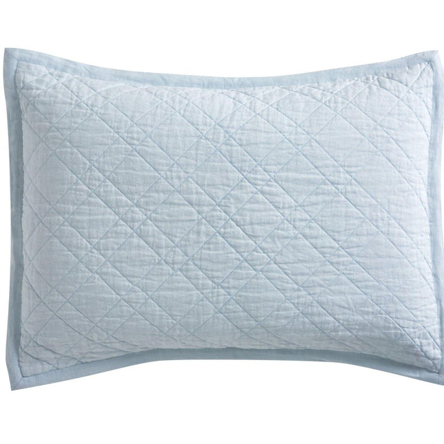 Orchids Lux Chloe Geomatric Sky 20 X 26 Coverlet Sham