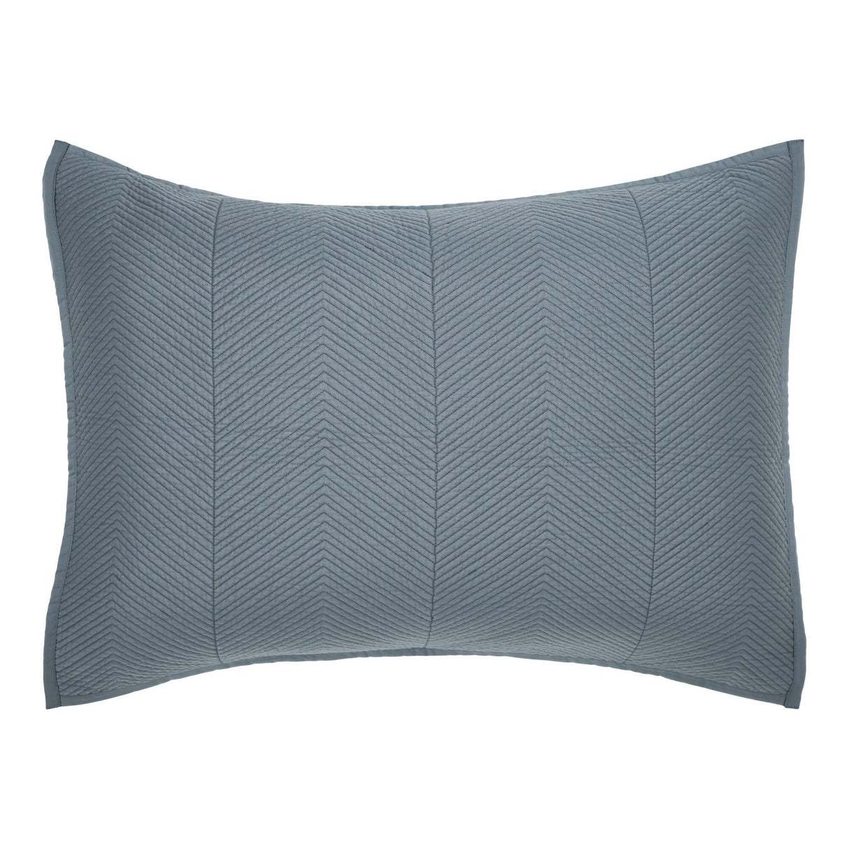 Orchids Lux Athena Chevron Ocean 20 X 26 Coverlet Sham